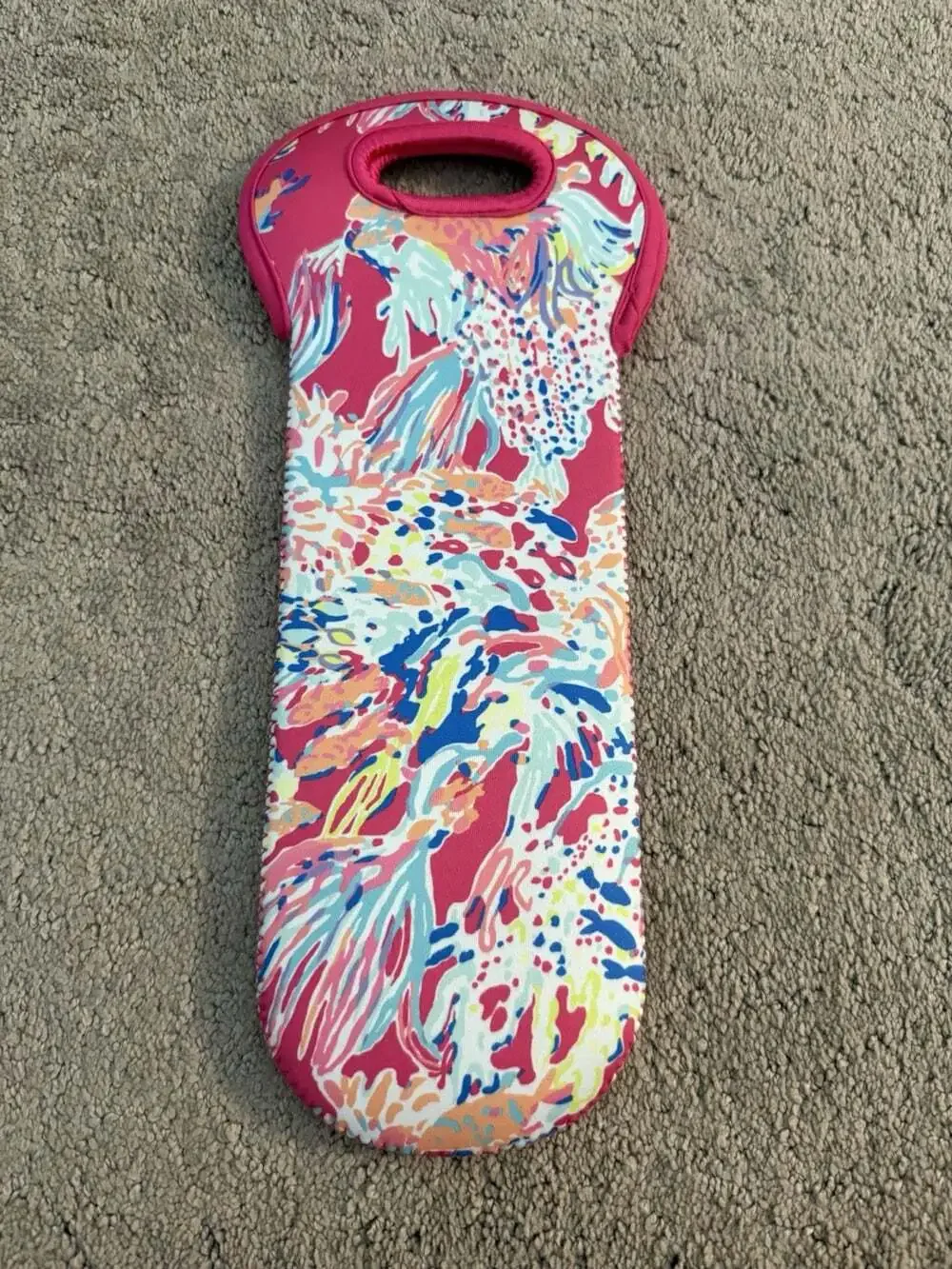 Lilly Pulitzer | Pink Coral Summer Wine Tote